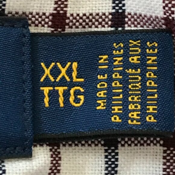 Ralph Lauren Classic Fit Shirt Men XXL Black Plaid Button Down Long Sleeve 18049 - Picture 4 of 14